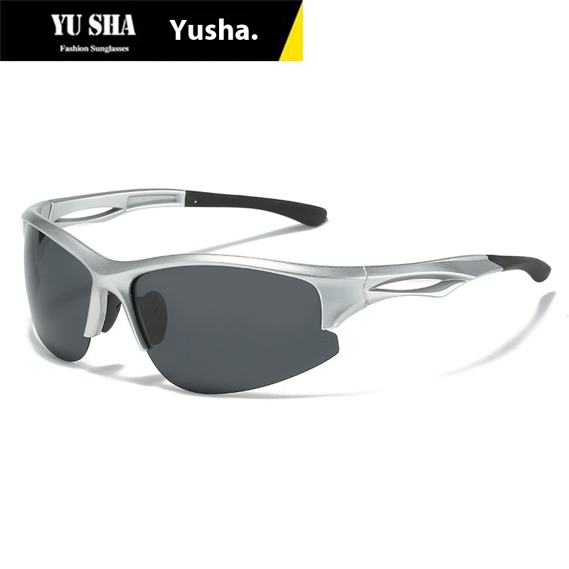 Yusha Men's And Women's Outdoor Cycling Sports Glasses8510 Bicycle Driving Sunglasses Polarized Sunglasses
