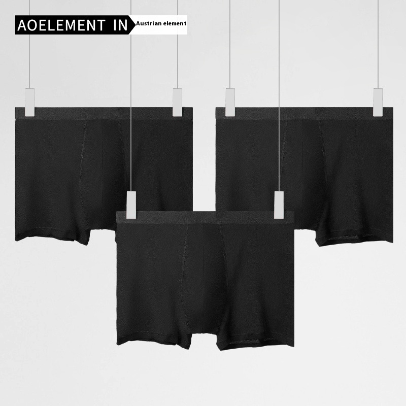 Men's Cotton Underwear Men's Boxer Briefs Boys Breathable Sports Boxer Briefs Cotton Thin