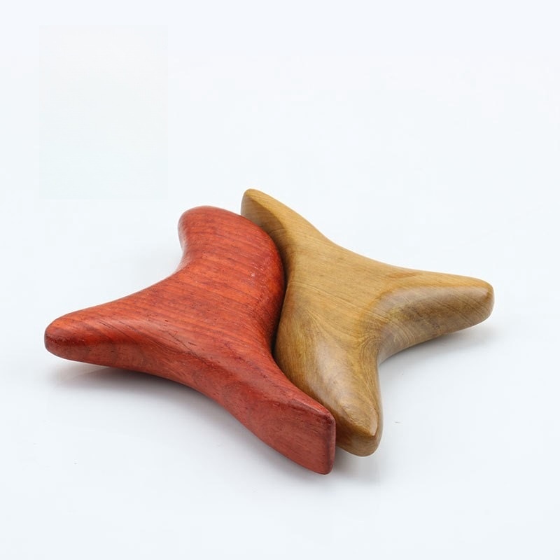 Vietnam Fragrant Wood Massager Trigeminal Wood Acupoint Scraping Massager Triangle Finch Direct