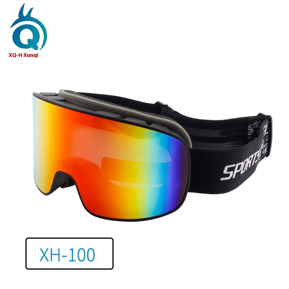 Ski Goggles Goggles Double-layer Anti-fog Can Be Covered With Myopia Glasses Outdoor Sports Ski Goggles