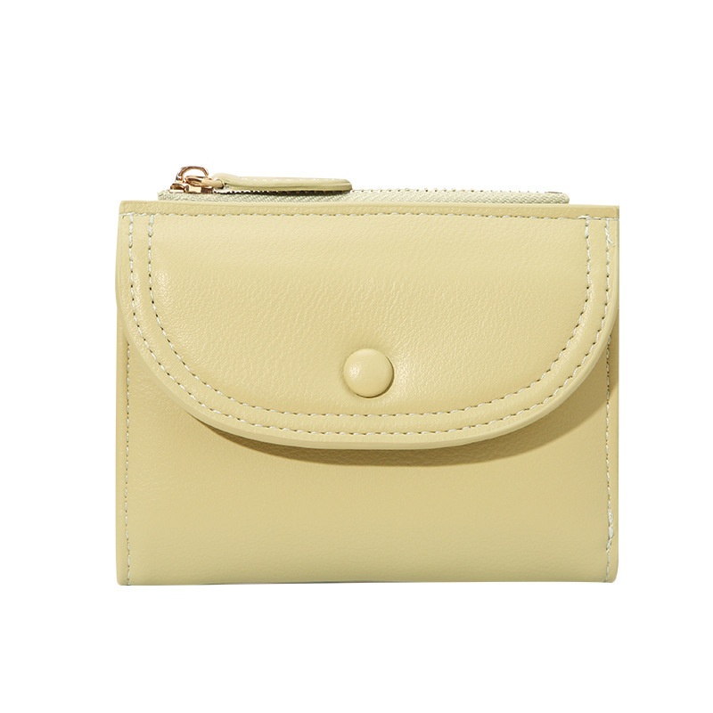 Casual Fashion Women's Wallet High-end Sense Simple Zipper Card Bag Short Coin Purse Purse