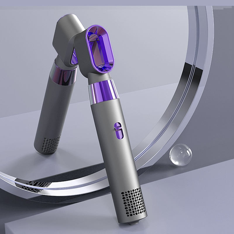 Mini Nozzle Leafless Hollow Hair Dryer Multifunctional Three-in-one Hot Air Comb Hair Blowing And Combing Automatic Hairdressing Curly Hair Styling