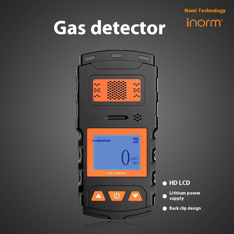 Nomi Gas Detector Industrial Flammable Toxic And Harmful Gas Alarm Carbon Monoxide Oxygen Hydrogen Sulfide