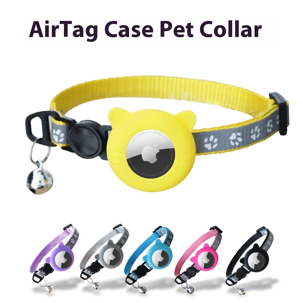 Model Suitable For Apple Air Tag Protective Cover Pet Collar Cat Anti-lost Tracking Locator Collar