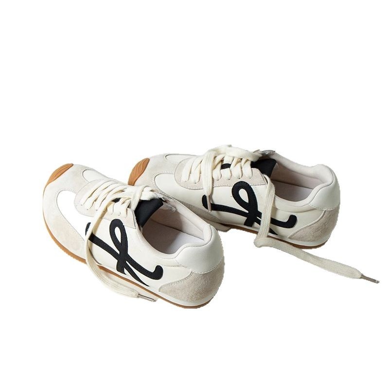 Cowhide Edition ~ Wang Yibo With Forrest Gump Training Shoes Women's Inner Height Increasing Shoes Crooked Head Ugly Cute Shoes Casual Sneaker