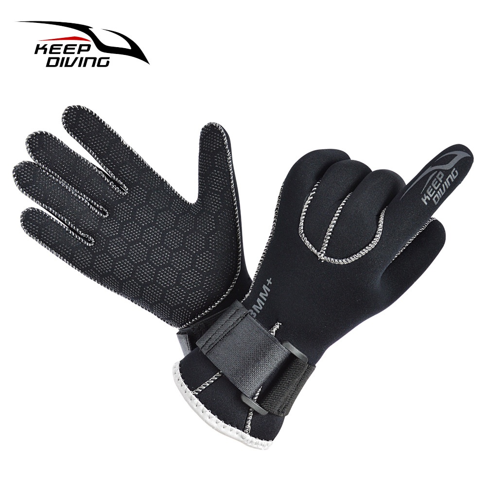 3 MMDiving Gloves Non-slip Wear-resistant Snorkeling Cold-proof Gloves Deep Diving Scuba Water Rescue Equipment DG-203