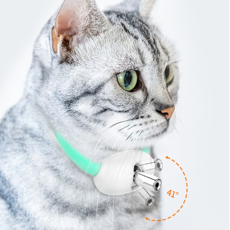 Independent Station Smart Laser Cat Teasing Collar,Laser Cat Toy,Pet Supplies