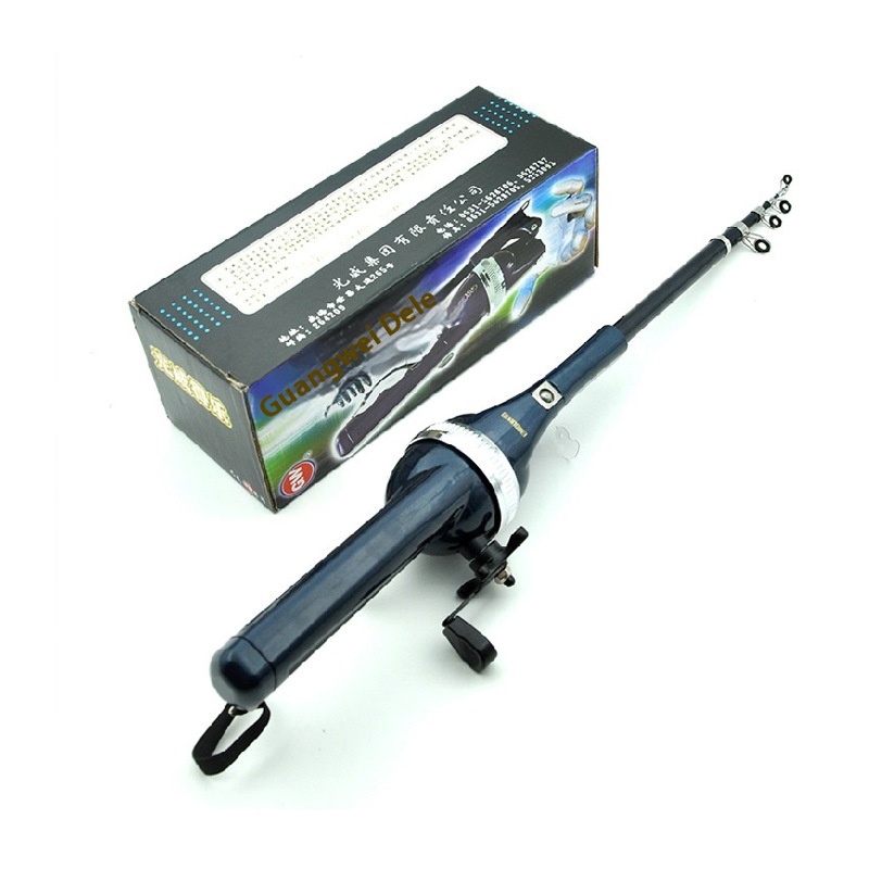 Guangwei Diaodele Foldable Sea Rod Set Portable Ultra-short Section Fishing Rod Casting Rod Mini