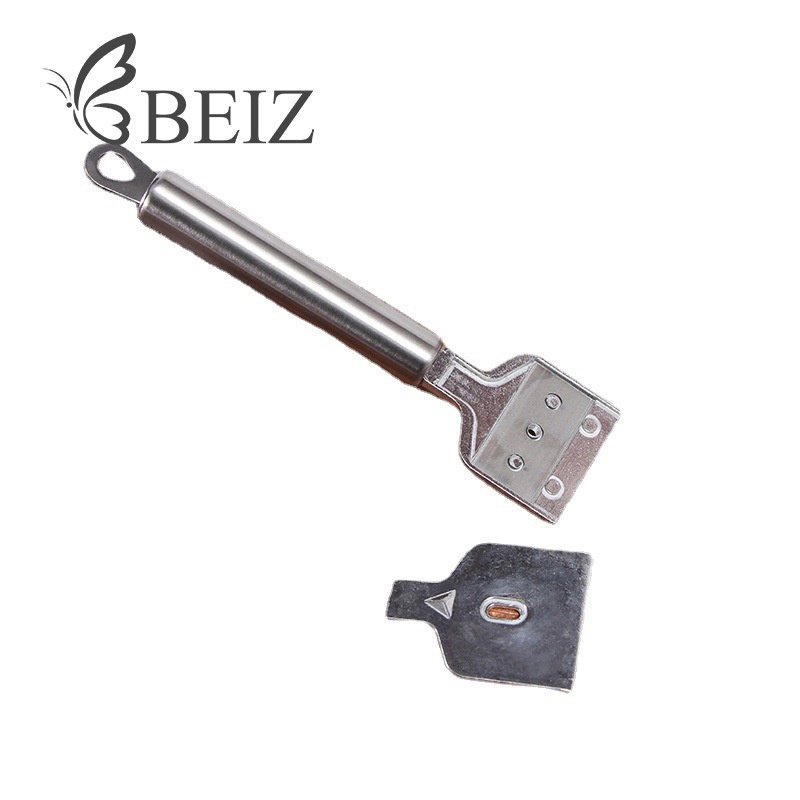 Multifunctional Aluminum Alloy Cleaning Shovel Kitchen Stove Decontamination Double-sided Wipe Double-sided Knife Glass Tile Gap Scraper