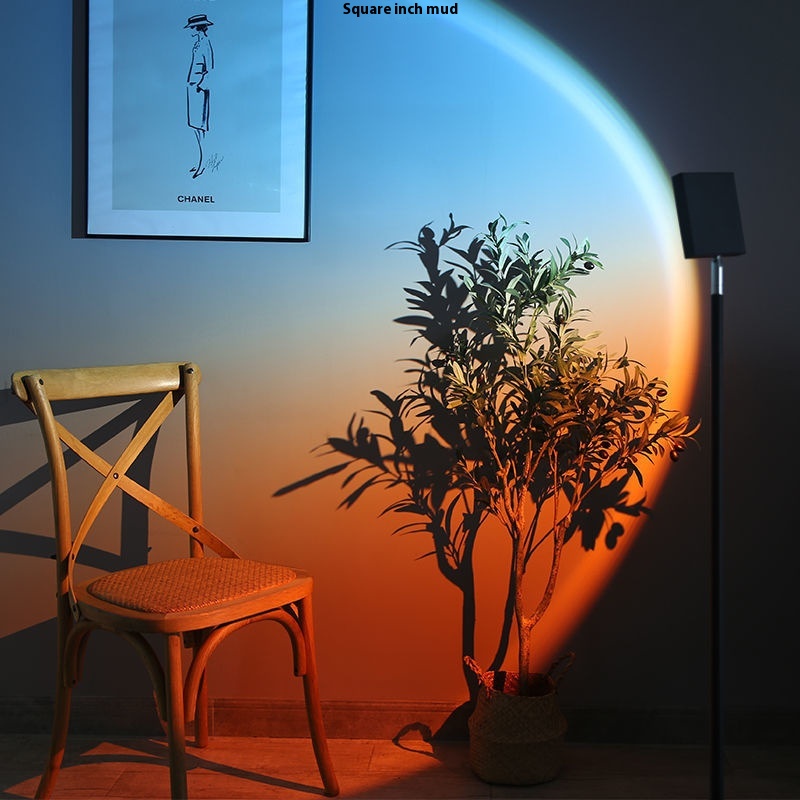 Sunset Light Internet Celebrity Photo Sunset Light Sunset Light Atmosphere Living Room Bedroom Art Sunset Table Lamp