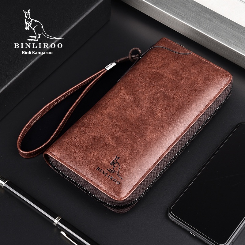 Binley Kangaroo Outgoing Casual Clutch Simple And Elegant Men's Clutch2007