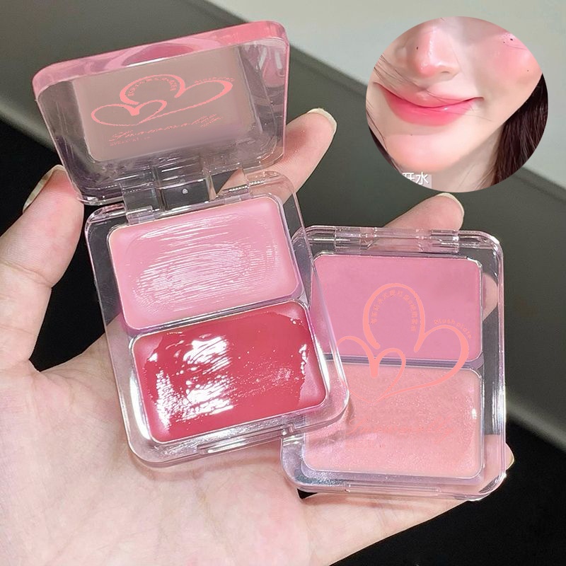 Snow Jasmine Water Blush Plate Color Natural Lasting Not Easy To Take Off Makeup Joker Rouge Beauty Makeup Blush Plate