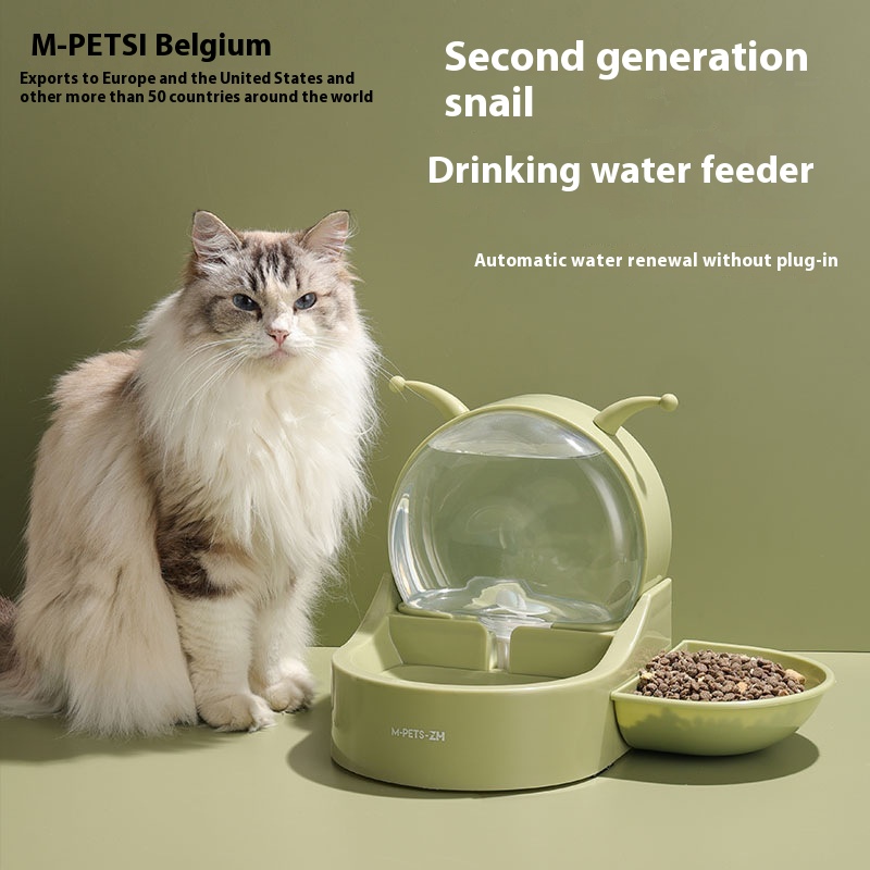 Cat Water Dispenser Without Plugging In Electricity Dog Water Dispenser Pet Water Dispenser Cat Anti-wet Mouth Overturned Cat Water Bowl