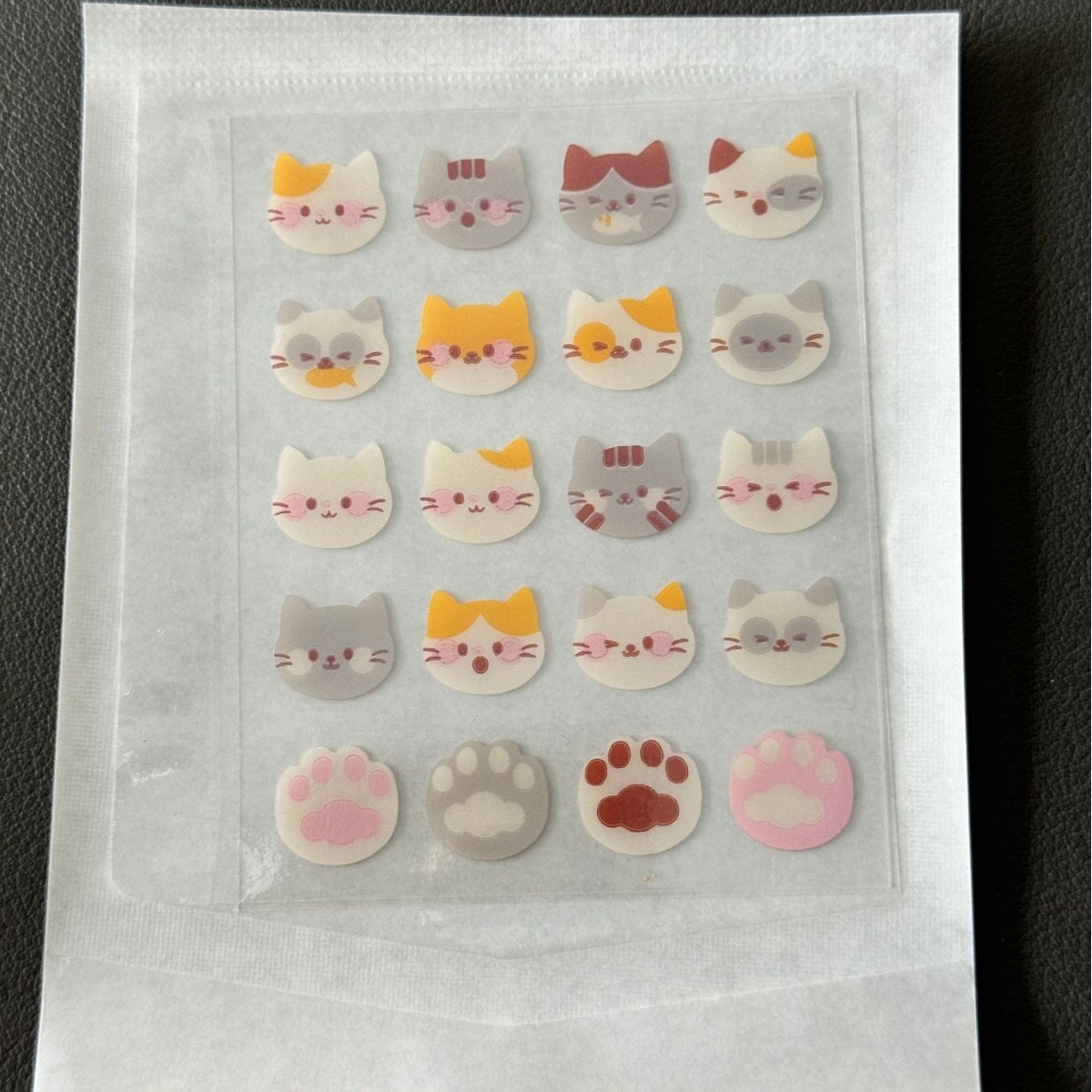 Net Red Cute Cat Color Cartoon Acne Waterproof Glue Special Artifact Portable