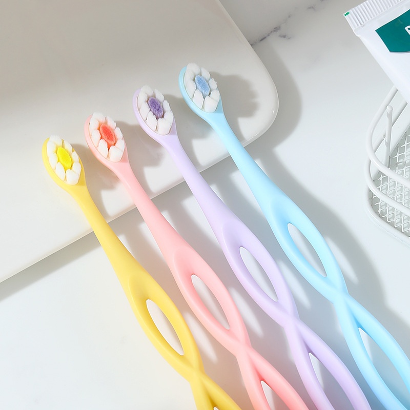 Color Bundle Cloud Soft Hair Toothbrush Single Pack Household Adult Small Head Soft Hair Toothbrush