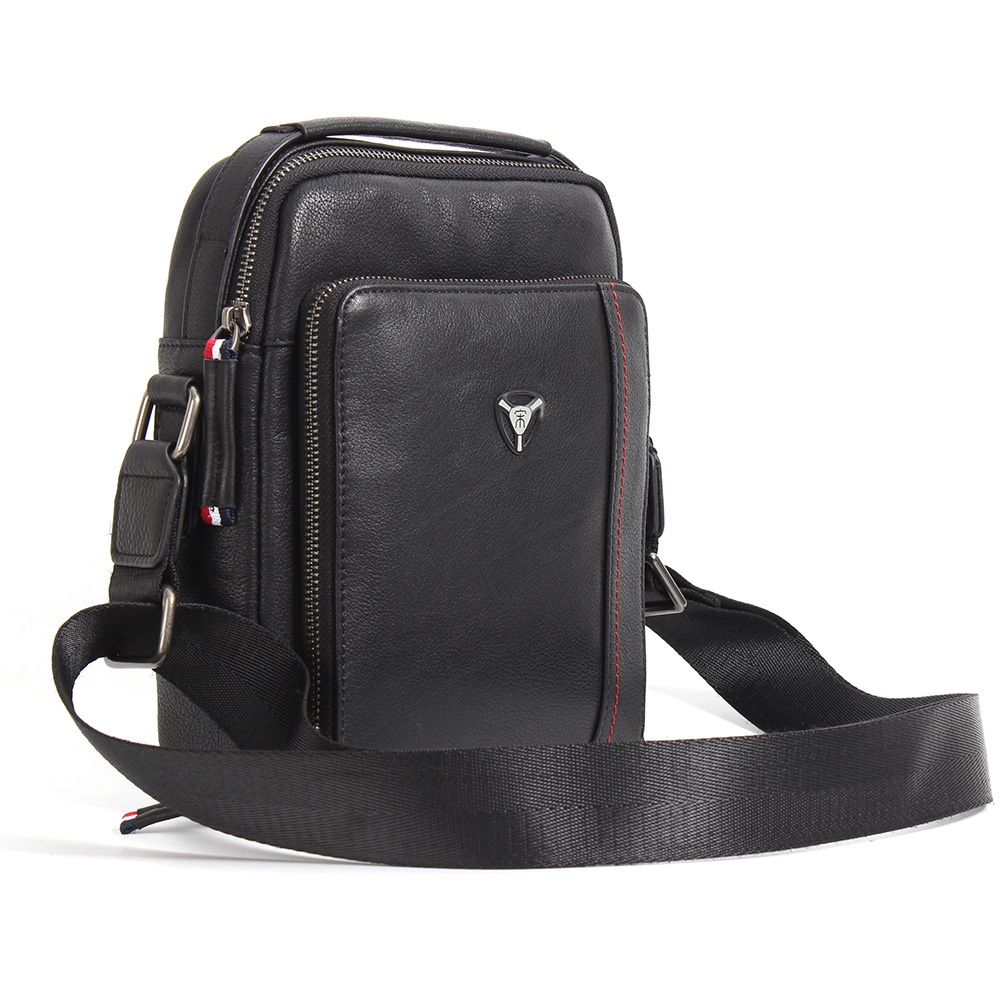 Casual Messenger Bag For Men,Top Layer Cowhide Fashion Small Backpack,Personality Shoulder Bag,Style Genuine Leather Men's Bag