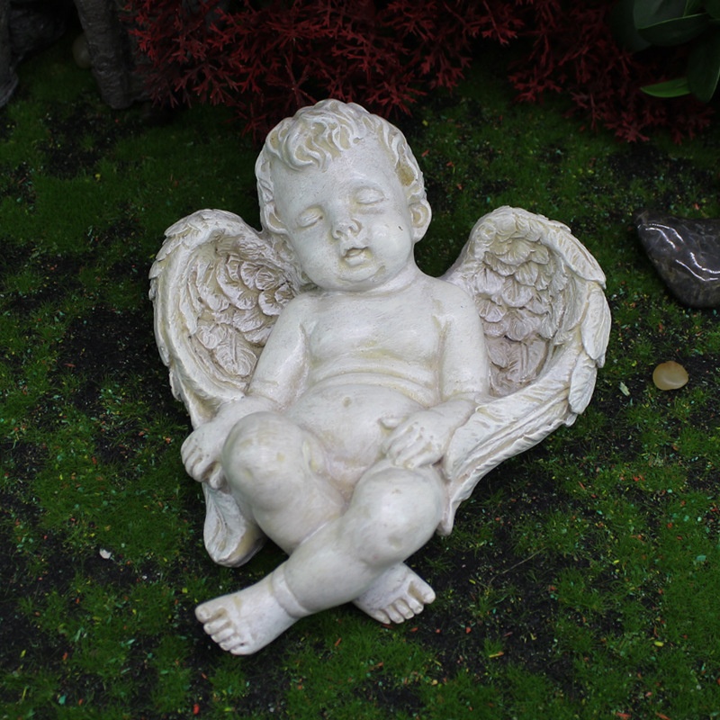 Creative Angel Garden Decorations Micro Landscape Foreign Trade Resin Crafts Cute Cupid European Style