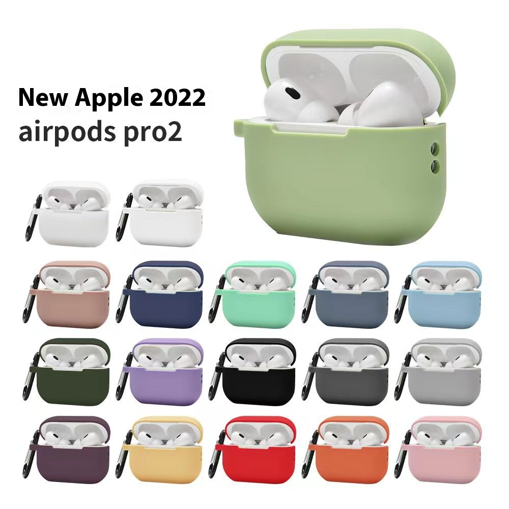 Suitable For Apple Wireless Bluetooth Headset Silicone Protective Cover Fashion Lanyard Style Airpods Pro2