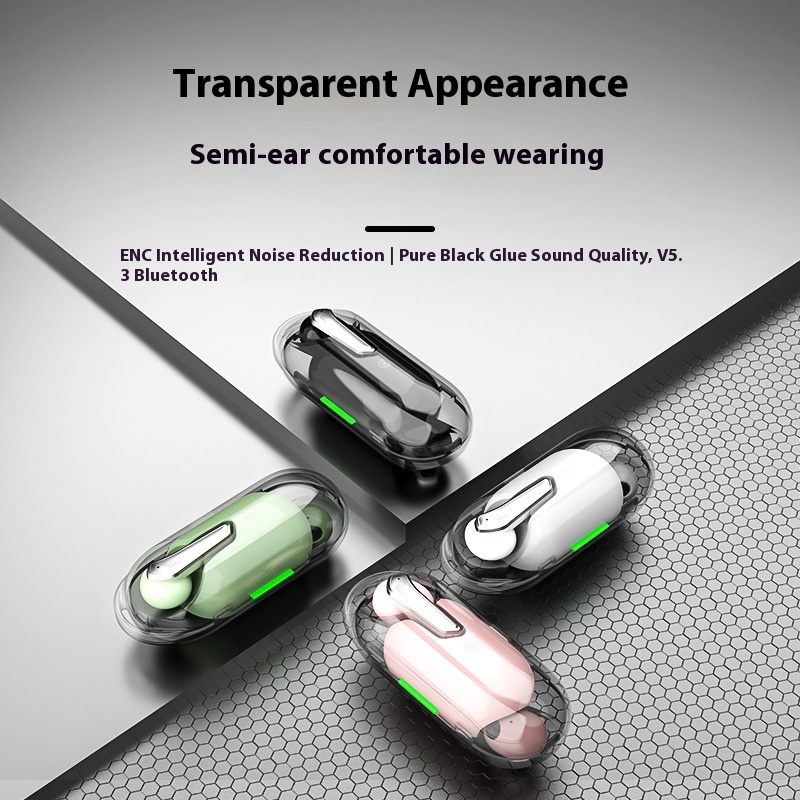 Wireless Bluetooth Headset Ear-mounted True Wireless Bluetooth Headset E- Sports Gaming Noise Canceling Headset Wireless Bluetooth - 1