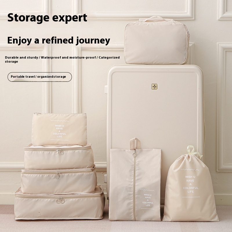 Travel Storage Bag, Seven-piece Suit, Clothing Luggage Storage Bag, Multi-functional Clothing Packaging Storage Bag, Travel Bag