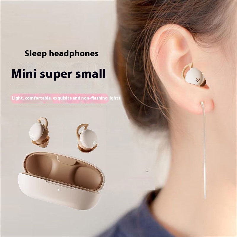 Bluetooth Headset Wireless Binaural Ultra-small Men And Women In-ear Sleep Painless Mini Invisible Listening To Music Calls Noise Reduction