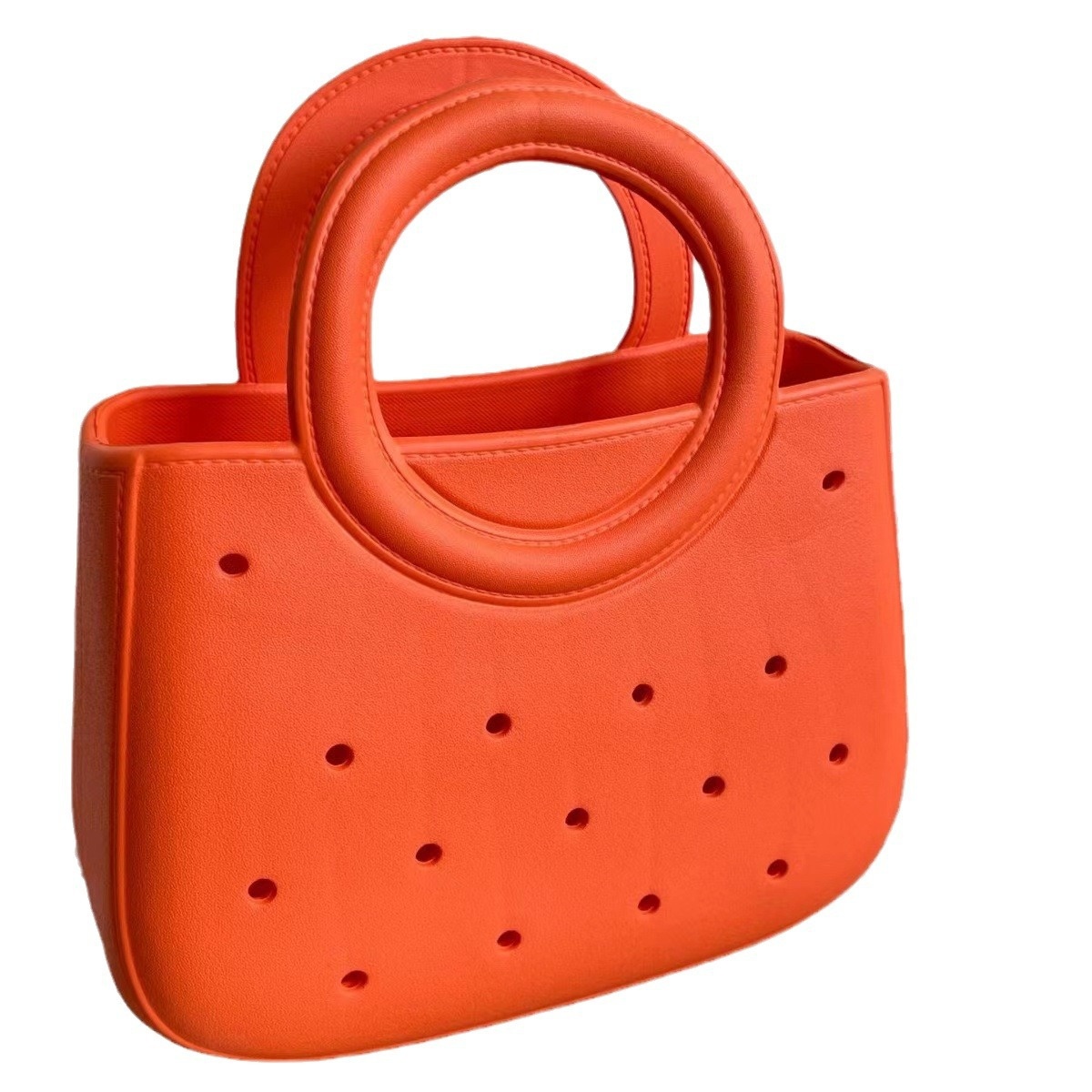 Explosions Candy Color Fashion Hole Bag Waterproof Hand Beach Bag DIY Creative Hand Jelly Bag