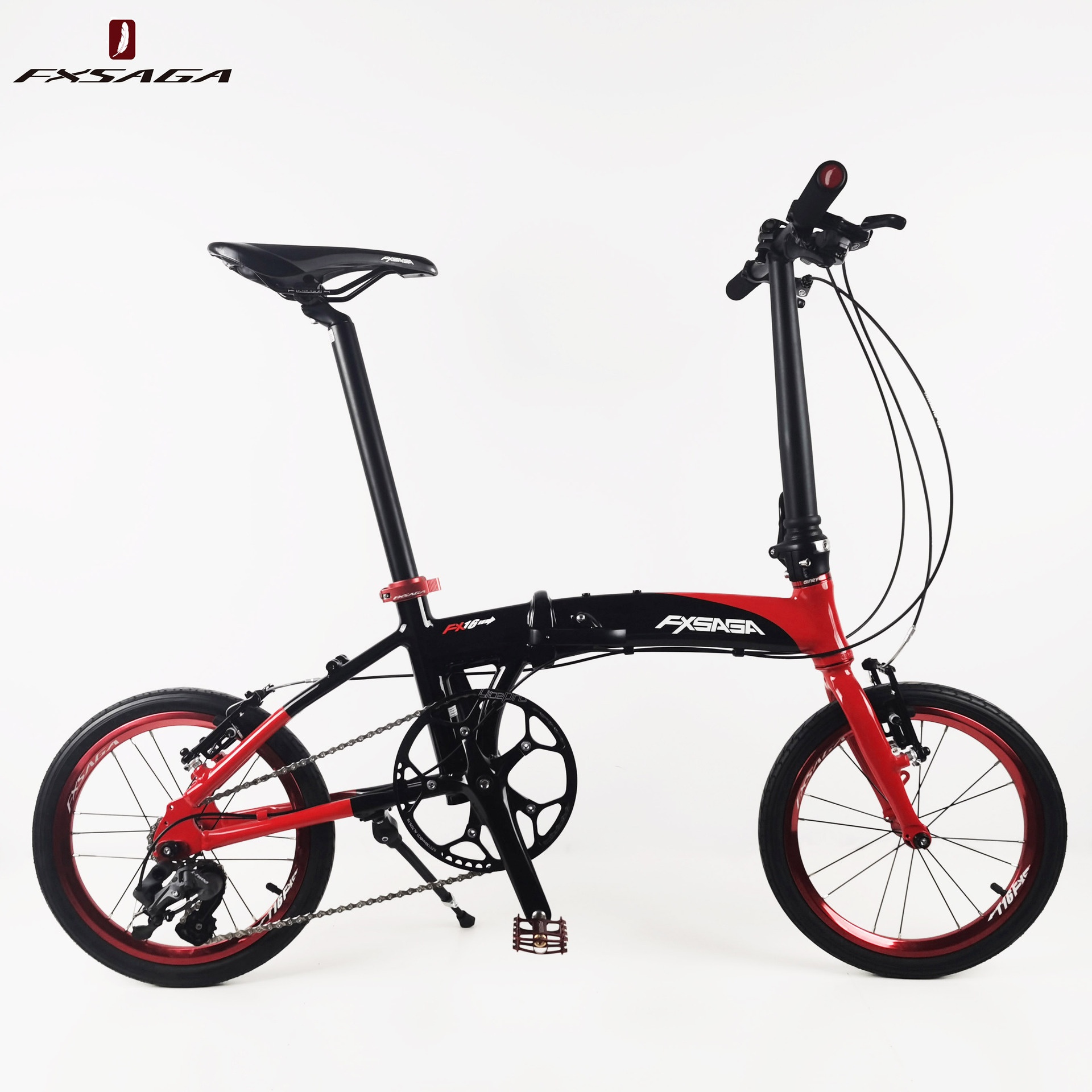 Direct16-inch Ultra-light Aluminum Alloy External Three-speed Portable Folding Bicycle For Men And Women For Adults