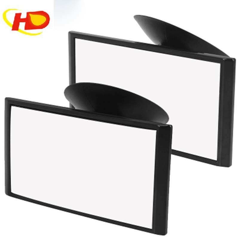 Interior Rearview Auxiliary Mirror Rotatable Suction Cup Square Mirror Baby Rearview Mirror Car Mirror