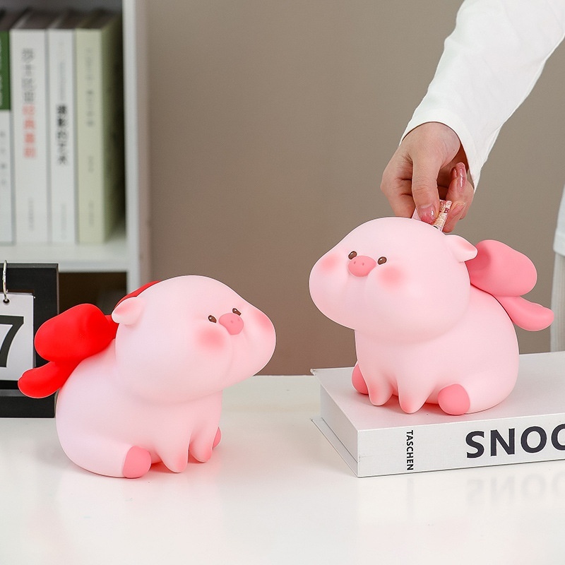 Internet Celebrity Creative Cute Large And Small Piggy Banks Children's Birthday Gifts Can Be Stored And Taken Out Piggy Bank
