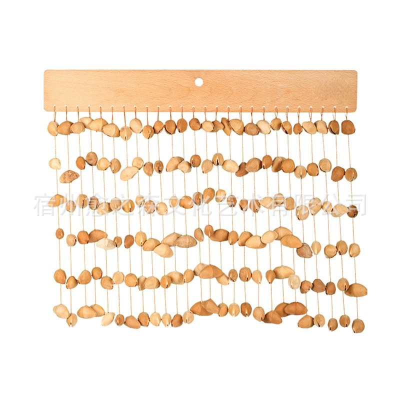 Healing Forest Fruit Shell Tone Bundle Row Bell Fruit Row Bell Healing Trument Hand-cranked Fruit Shell Bell Yoga Meditation For Sleep Aid