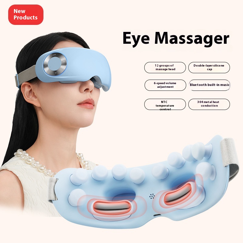 Atomization Point Vibrating Eye Massager Nano Steam Eye Moisturizing Eye Protector Eye Mask Hot Compress Soothing Eye Massage