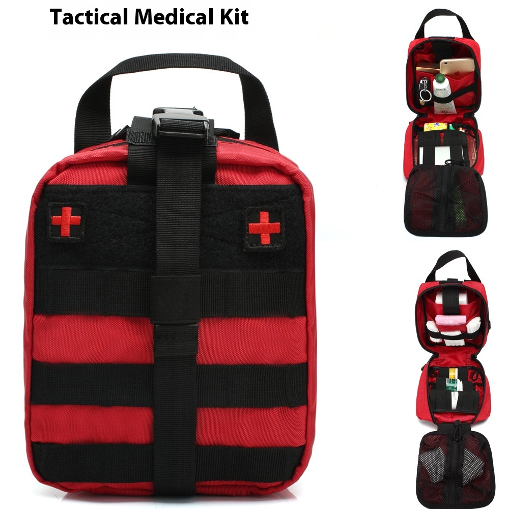 Outdoor Tactical First Aid Bag Portable Portable Medical Bag Tactical Waist Bag Crossbody Bag Multifunctional Storage Bag