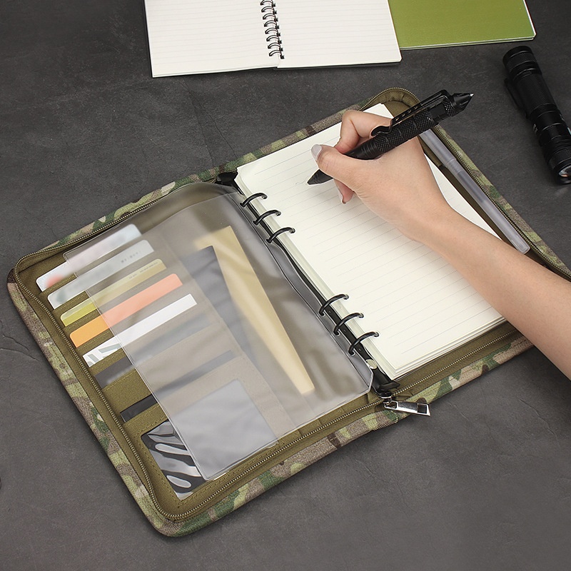 Manba Tactical Book Cover Military Fan Supplies Outdoor Note Book Leather Cover Hot Camouflage Diary Cover