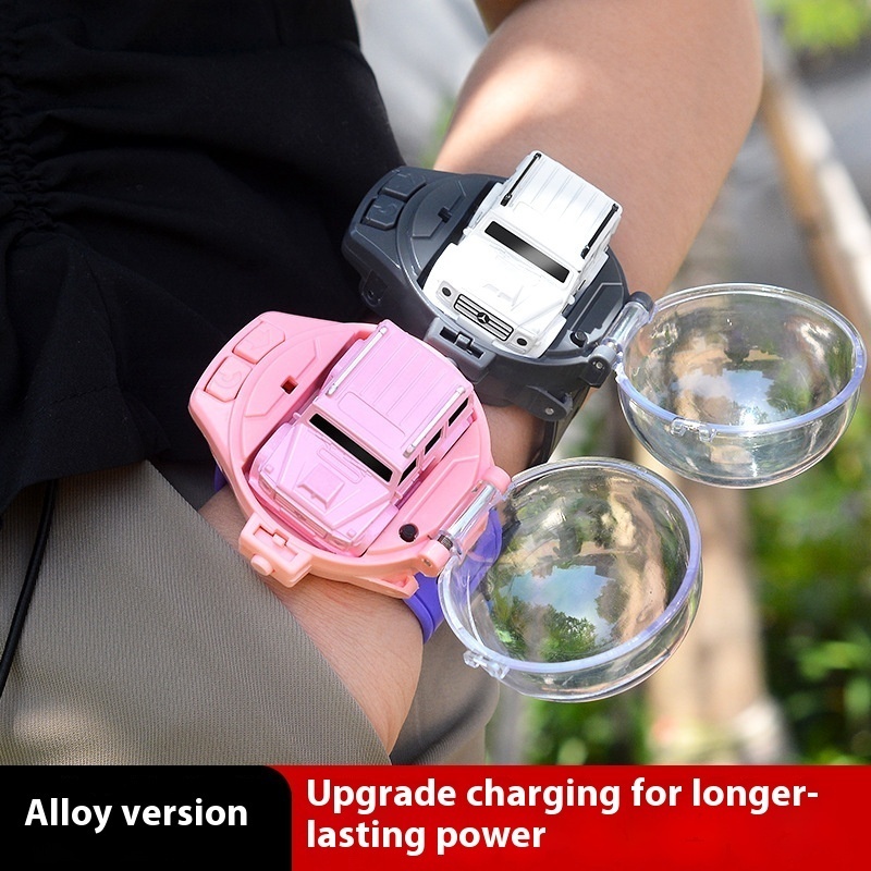 Shake The Sound Of The Same Online Red Toy Watch Remote Control Car Charging Electric Children's Mini Racing Car Boys And Girls Car Generation