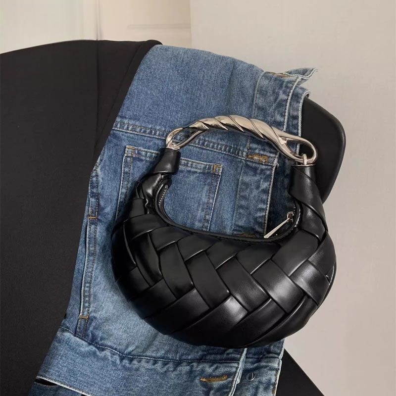 Woven Tote Bag, Versatile, Affordable Luxury, Niche Style, Underarm Bag, Crossbody Dumpling Bag