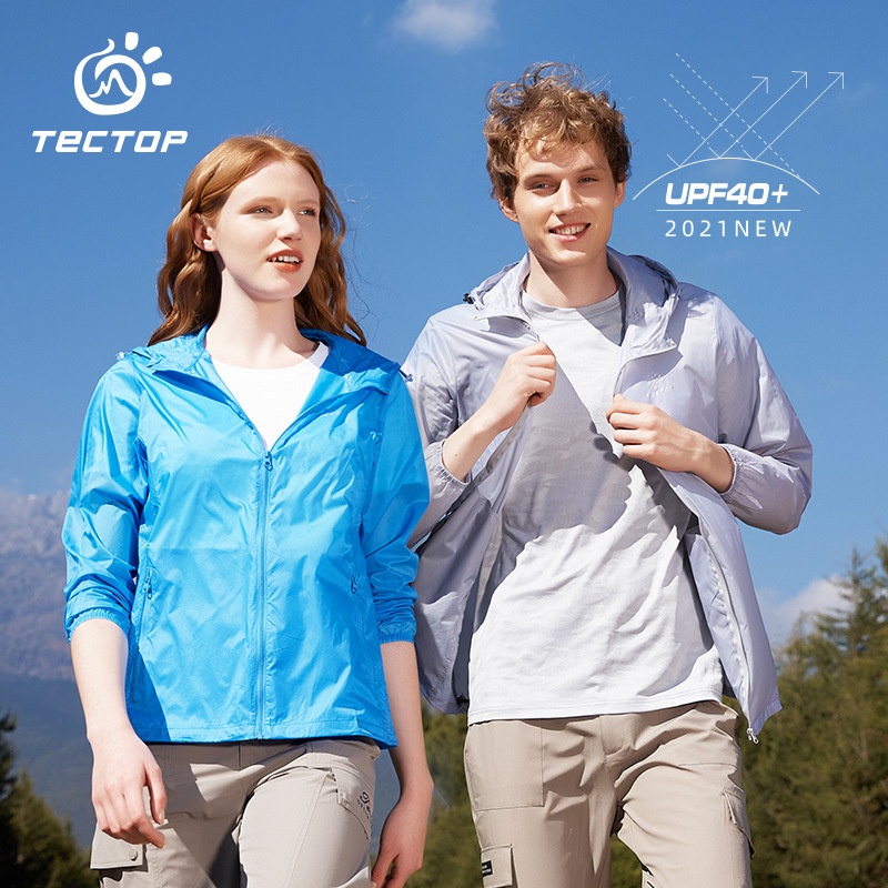 Tantuo Outdoor Sun Protection Clothing Men And Women Summer Sports Elastic Thin Breathable Skin Windbreaker Jacket