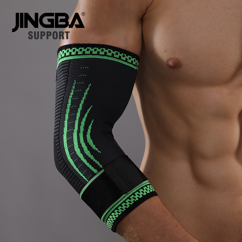 JINGBASports Elbow Pads Adult Arm Cycling Badminton Outdoor Mountaineering Basketball Fitness Protective Gear