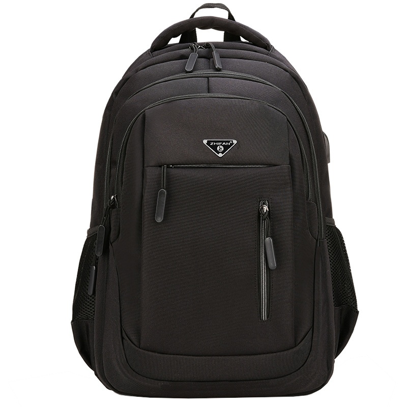 Backpack Men's Large Capacity Backpack Rechargeable USB Business Computer Bag Casual Backpack Junior High School Student Schoolbag