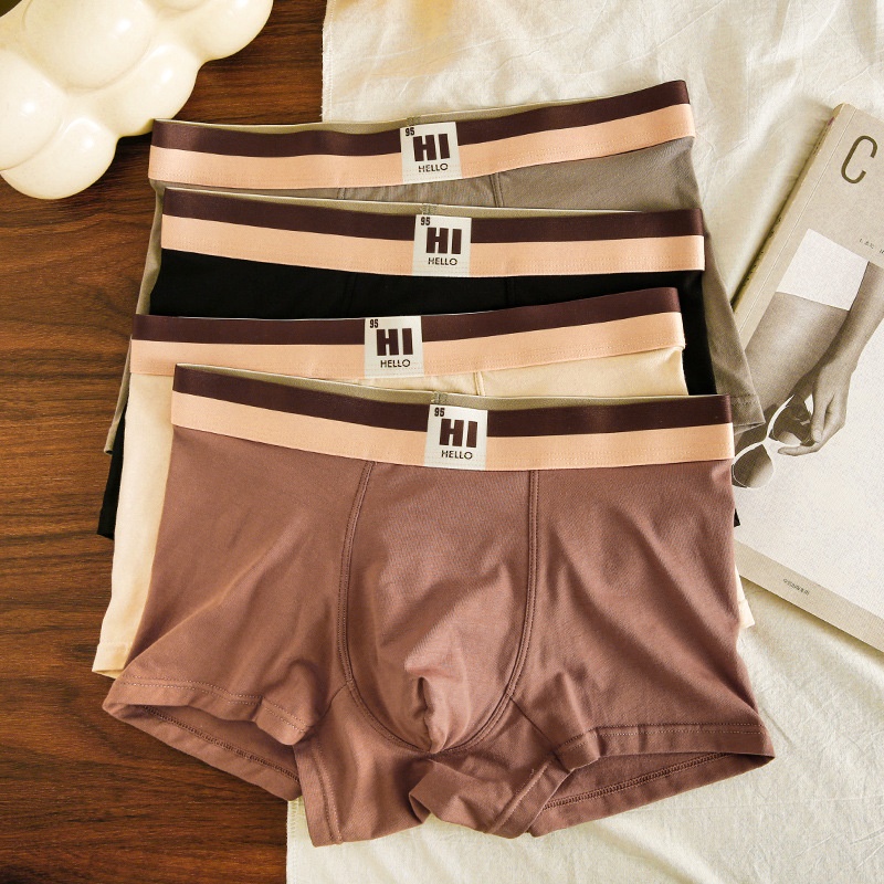 Maillard Men's Underwear Pure Cotton Student Spring And Autumn Teenager Boxer Briefs Large Size Comfortable Boxer Briefs2087