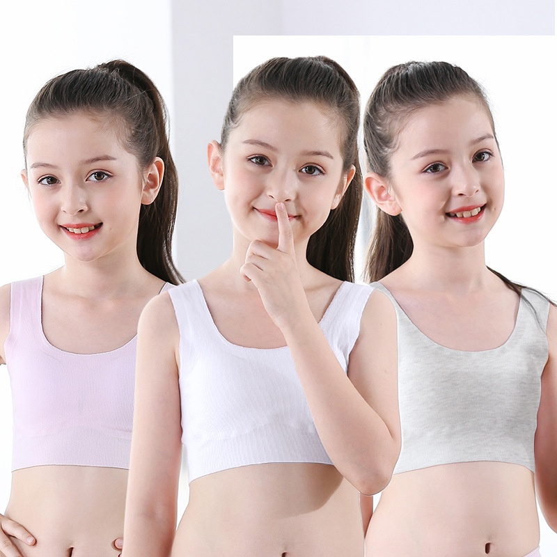 [ Clearance] Girls' Developmental Underwear, Children's Bras, Modal Seamless Girls' Vests, Summer Thin