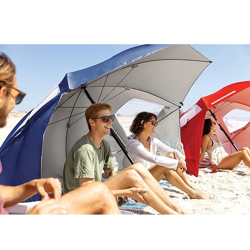 Sports Outdoor Portable Multifunctional Sunshade Beach Tent Umbrella With Window Beach Umbrella