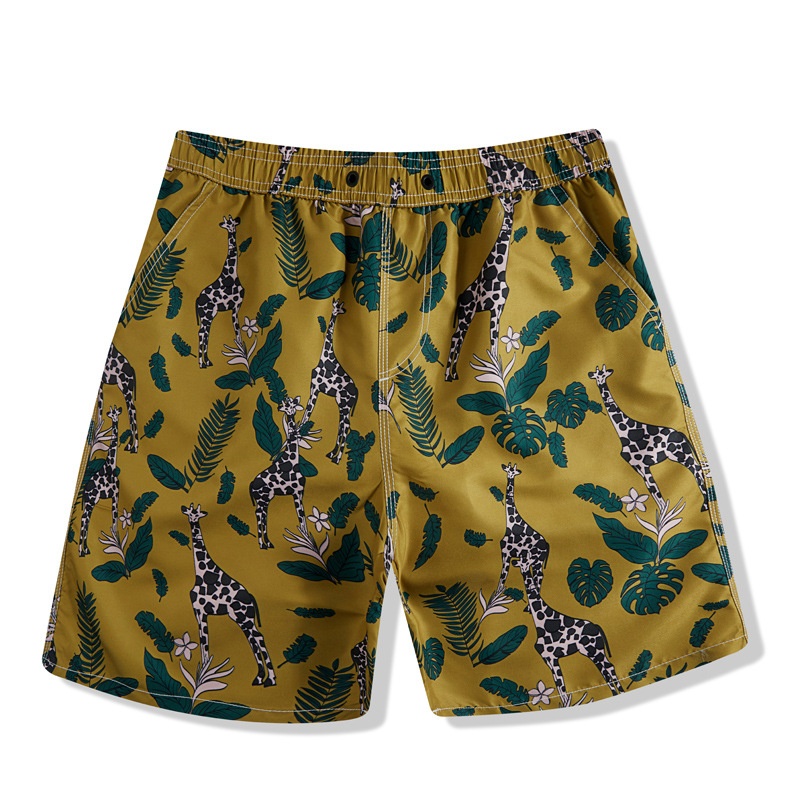 Quick-drying Beach Pants Men's Shorts Lovers Shorts Men's Loose Swimming Trunks Swimming Big Pants Tide