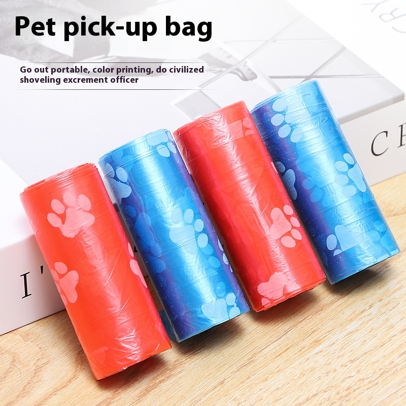 Selected Havo Portable Garbage Bags15 Packs Of Colorful Printed Pet Garbage Bags Cleaning Supplies