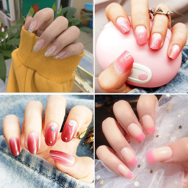 Finished Fake Nail Patches,Bridal Manicure,Finished Glue Nail Patches,Nail Tools