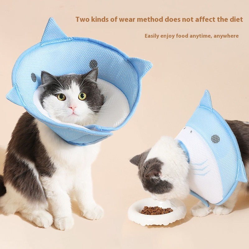 Pet Cat And Dog Elizabethan Collar Pet Cat And Dog Protective Cover Protective Cover Cat And Dog Grooming Cover Anti-bite Collar