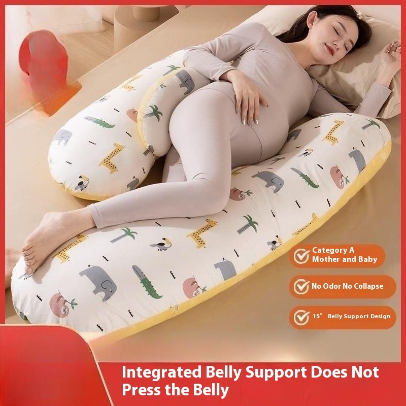Pregnant Women's Pillow Waist Protection Side Sleeping Pillow Abdominal Sleeping Pregnancy U-shaped Pillow Lying Sleeping Long Clamp Leg Pillow