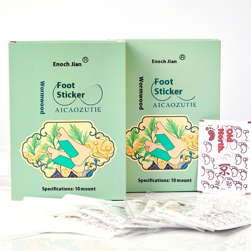 Old Beijing Foot Patches30 Patches In Bulk10 Patches Boxed Foot Care Foot Patches Ginger Mugwort Foot Patches