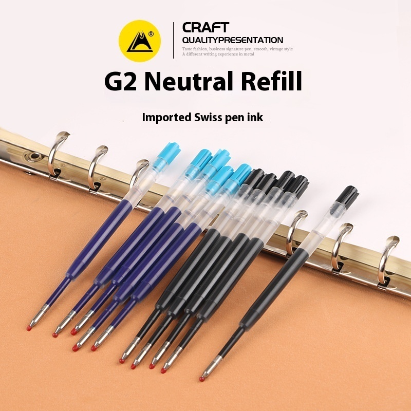 0.5mm Imported G2 Neutral Pen Core All Kinds Of Rotating Ballpoint Pen Core Push Pen Universal Standard Replacement Core