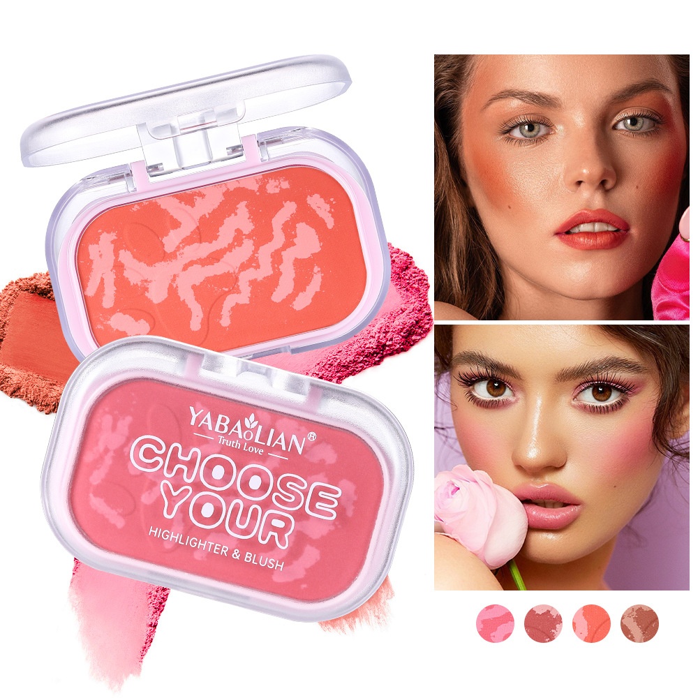 Blush Fog Makeup Explosions YABAOLIAN Multi-color Natural Fine Flash Matte Red Blush