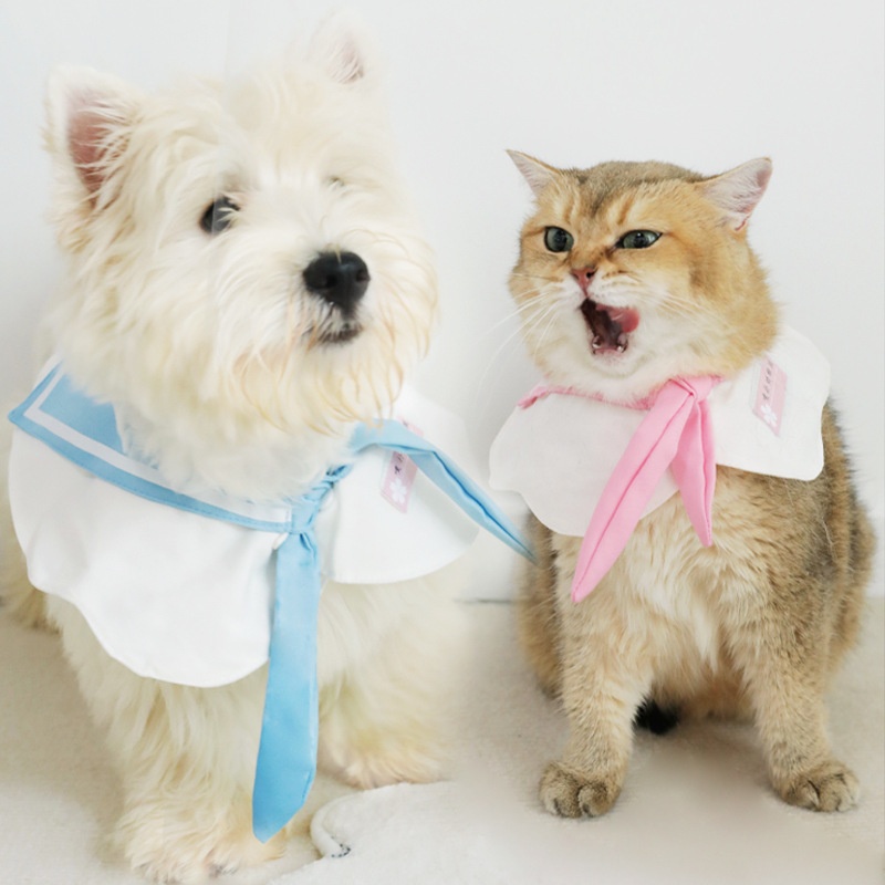 Pur Lab Pupu Laboratory Kindergarten Pet Scarf Cat Bibs Japanese Decoration Sailor Suit Clothes